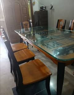 imported wooden Dining Table with 8 chairs