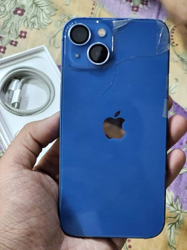 I phone 13 128gb Non PTA 99% original health with box for sale 2
