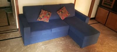 L shaped sofa set 4 seater new condition made in diamond supreme foam