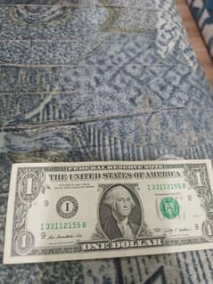 1 dollar bill