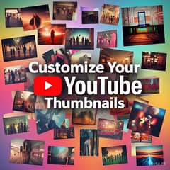 Customize attractive YouTube thumbnails.