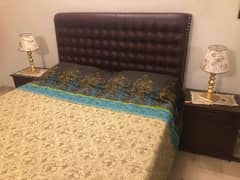 Double Bed with 2x Side Tables and Dressing Table