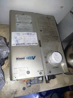 Rinnai Japanese brand instant gyser. All copper