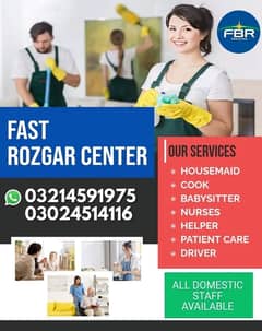 House maids , Helpers , cook , Nanny , Couple , Drivers ,Patient care