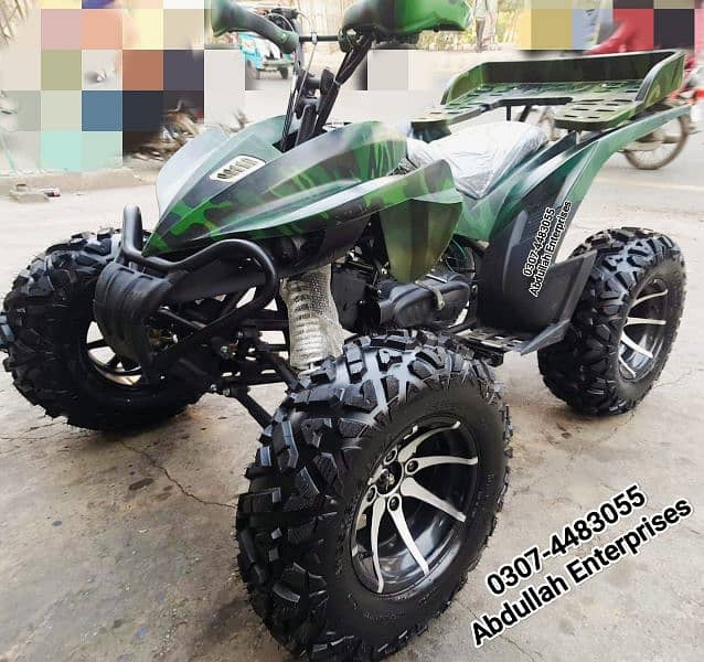 12 no raptor 250cc quad bike atv 4 wheel with self and kick for sale 0