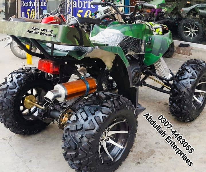 12 no raptor 250cc quad bike atv 4 wheel with self and kick for sale 2