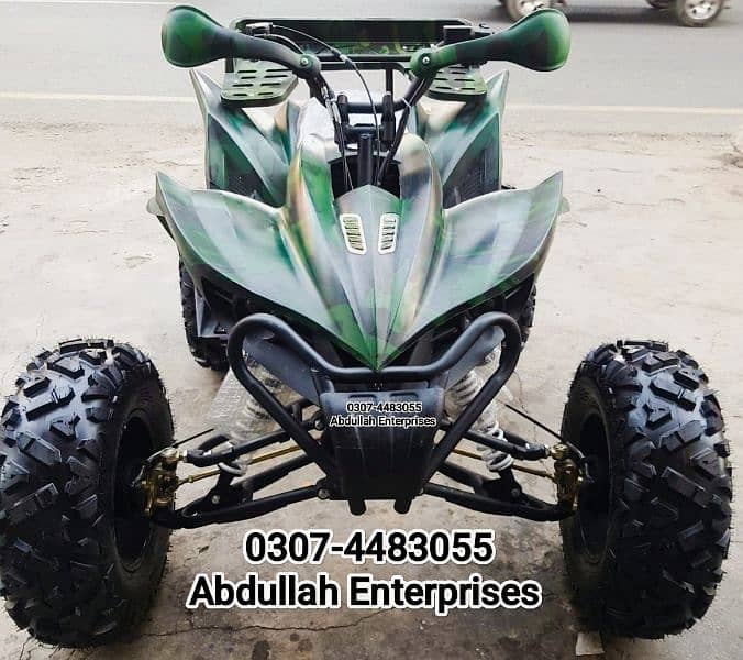 12 no raptor 250cc quad bike atv 4 wheel with self and kick for sale 5