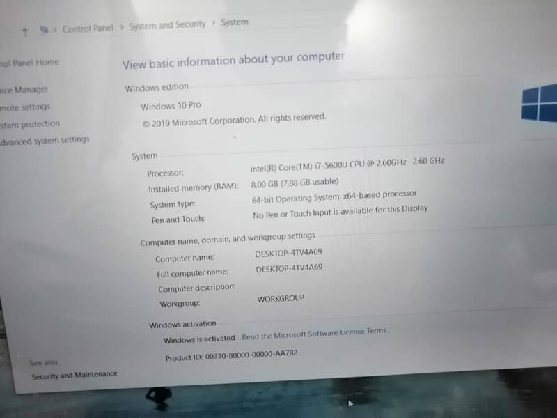 DELL CORE I-7 5TH GEN IN NEAT CONDITION 2