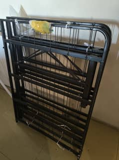 aluminum Queen sized bed frames for sale (2 single)