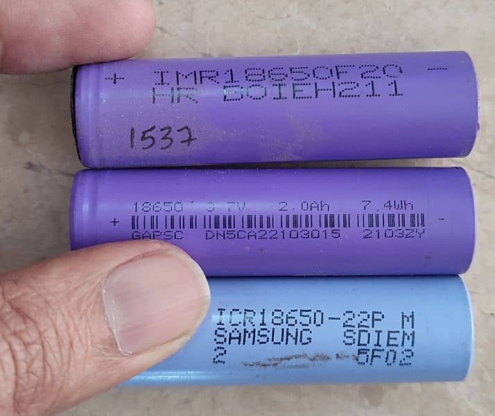 18650 150 piece Mix cell + 500 Piece 2000-2400 mah 1