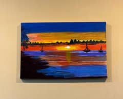 Premium Handmade Landscape Painting — Elevate Your Home Décor