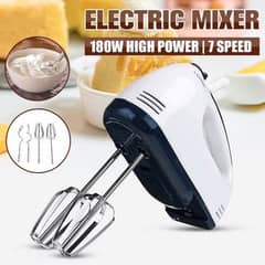 Powerful Electric Hand Beater Machine - Mixer for Cake