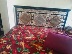 Iron double bed with mattres for Sale Islamabad