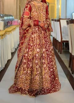 3pc Bridal Designer Maxi | Heavy Bridal Embroidered Maxi