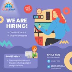 we are hiring for graphics