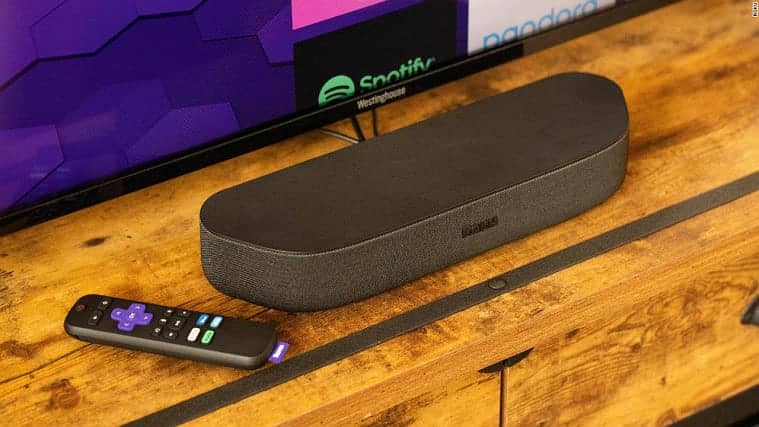 Roku Streambar 4K streaming. Premium audio. All in one 8
