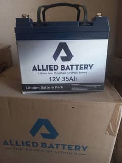 12V 35 Amp Lithium Batteries American brand 2 Years warranty