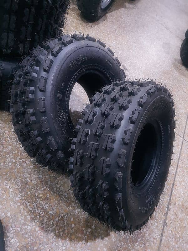 Atv quad 4 wheels all size tyre delivery all Pakistan 3