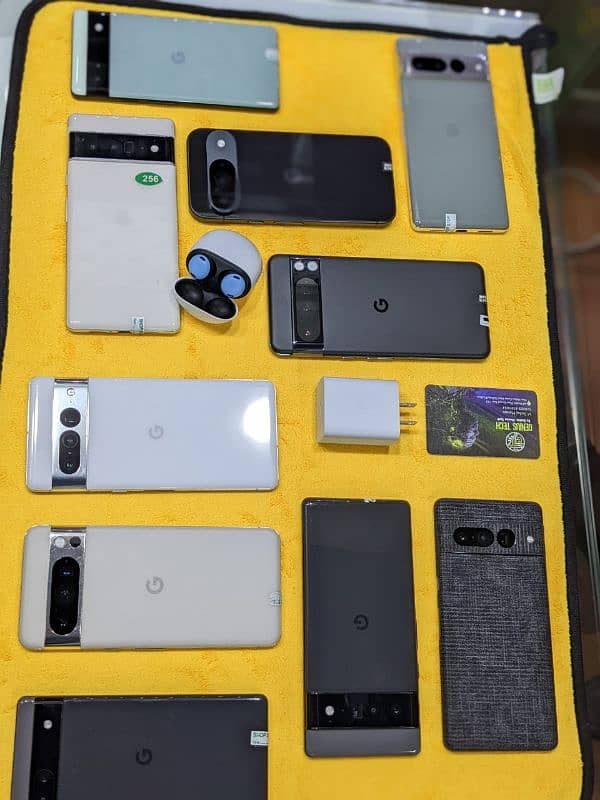Googl Pixel 6Pro Offical PTA256 ||Pixel 7 Pro 512GB 128GB || Pixel 6a 4