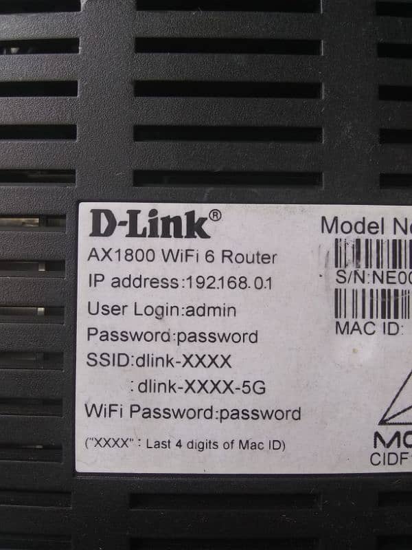 5g AX 1800 D-Link WiFi 6 router dual band powerful signal strength 5