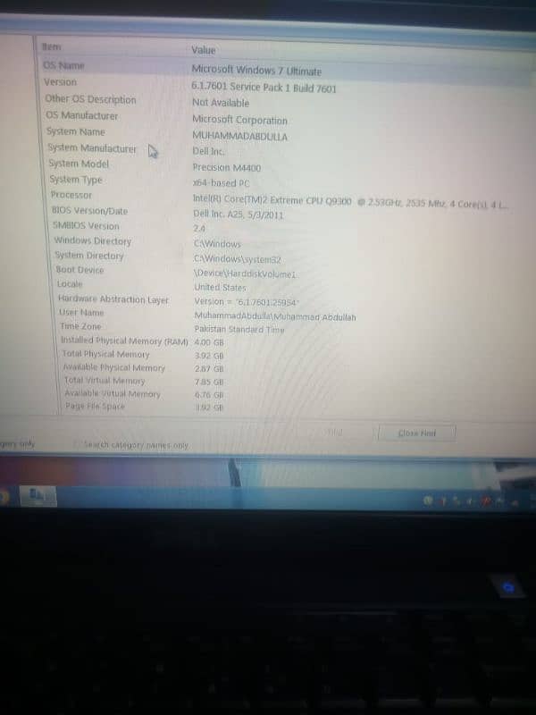 Dell Precision M4400 Core TM 2 Extreme CPU 2