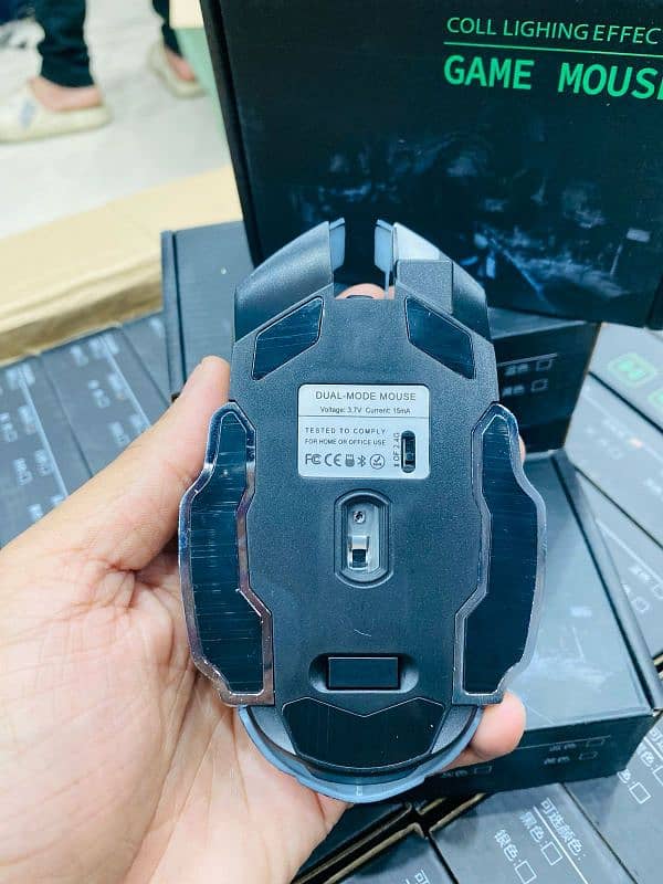 Rechargeable Gamming mouse +Bluetooth 7Light mouses 2