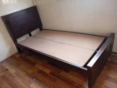 Single Wooden Bed