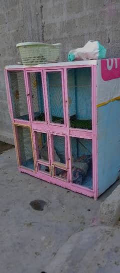 cage for hen and birds