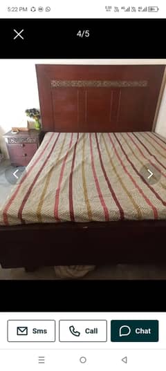 Bed dressing side tables with mattress