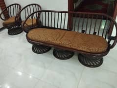 pure Tali wooden sofa and table set