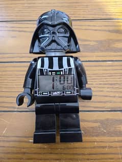 Lego Star Wars Darth Vader 9" Desktop Figure Digital Alarm Clock