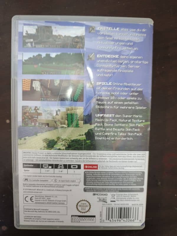 Nintendo switch games  FIFA 23 special edition + Minecraft 3