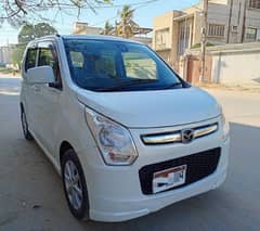 Mazda Flair 2014 ( suzuki wagon r) full option pearl white