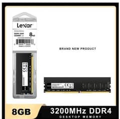 LEXAR 8GB ram DDR4 3200mhz for gaming pc