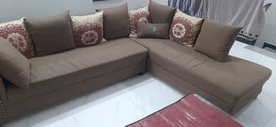 L shaped sofa for urgent sale contact number 03335666923