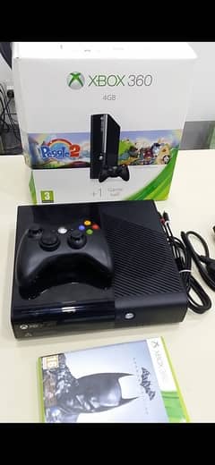 Xbox 360 Ultra Slim With Kinect and Games