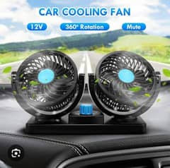 SOGO BRAND Car Dashboard Dual Speedy Fans