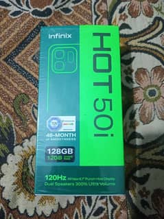 infinix Hot 50i New pack dabba