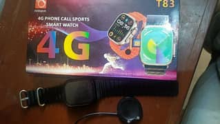 ultra smart watch T83 with sim + net 4G smart watch