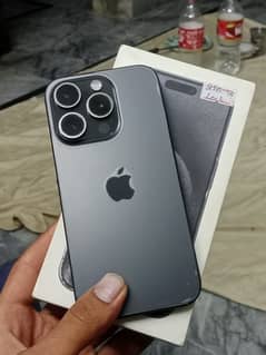 iPhone 15 pro 256 gb with box panel brake