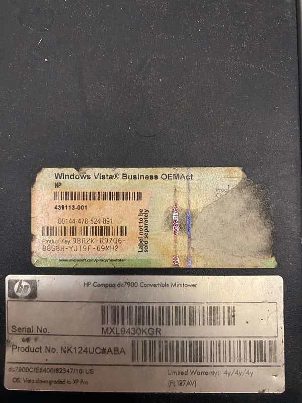 hp cpu intel core 2 duo 100% working for sale 2