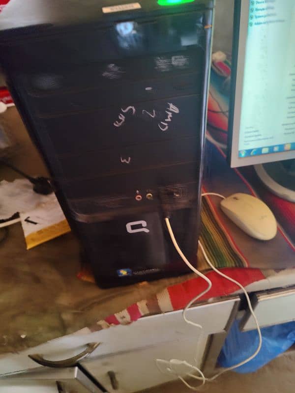 full computer CPU , Lcd ,Mouse ,Keyboard ,Speaker &all kinds of wires 3