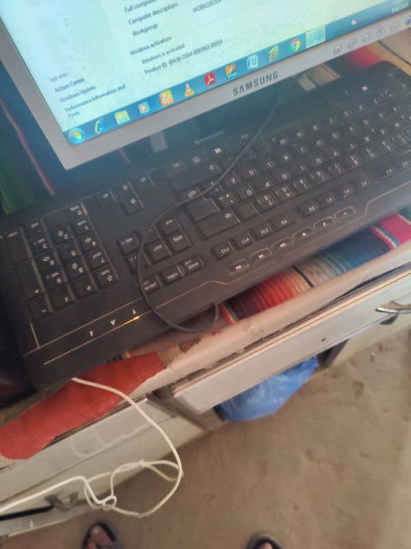 full computer CPU , Lcd ,Mouse ,Keyboard ,Speaker &all kinds of wires 5