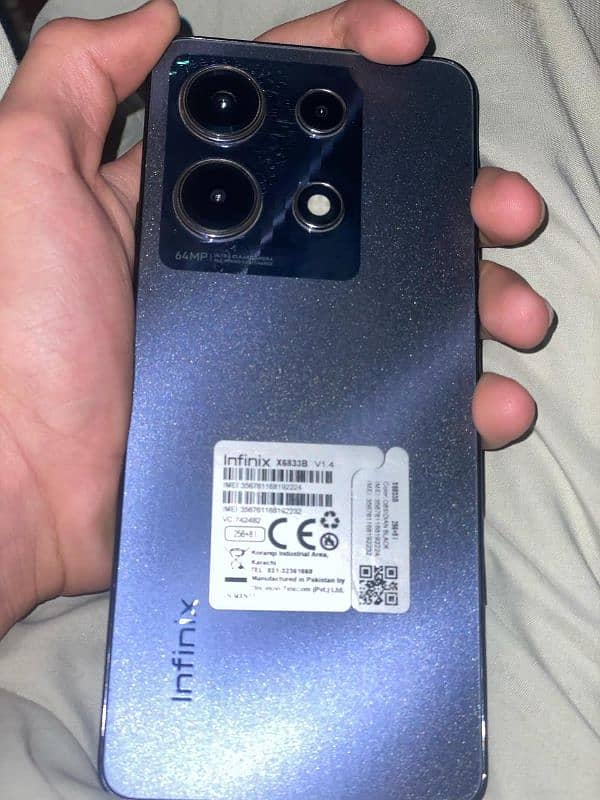 infinix note 30 8 256 full box 6