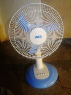 Sogo solar fan with battery and charger