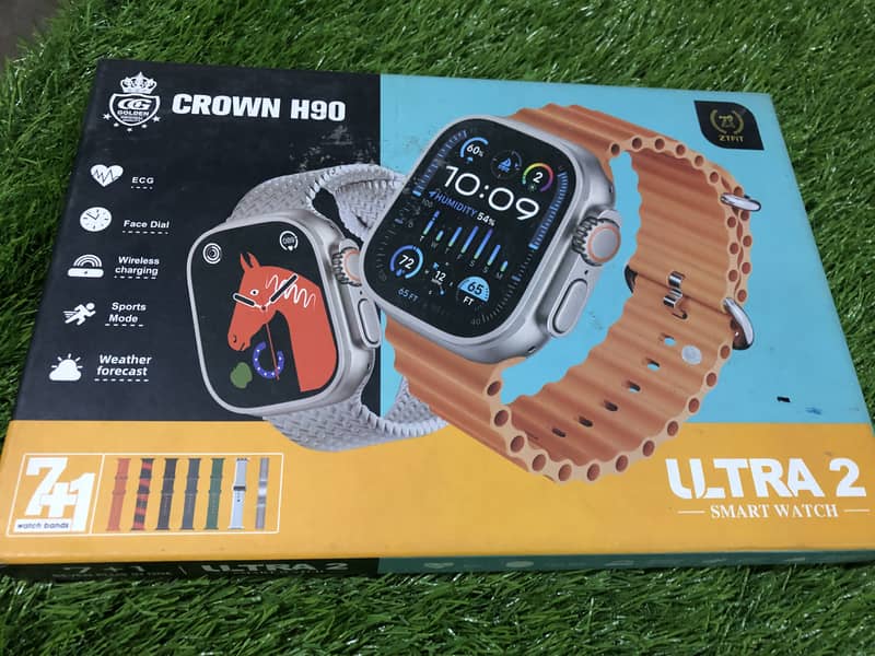 Smart watch with 7 straps high quality argent sale 5
