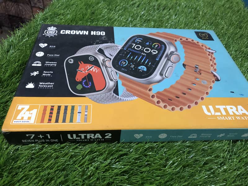 Smart watch with 7 straps high quality argent sale 7