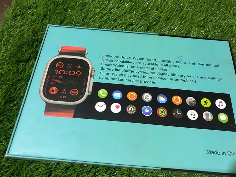 Smart watch with 7 straps high quality argent sale 9