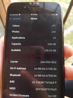 IPhone 7 256gb battery change condition 10/10