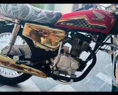 honda cg 125 special edition gold